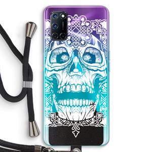 CaseCompany Seek & Destroy: Oppo A92 Transparant Hoesje met koord