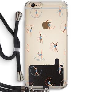 CaseCompany Dancing #3: iPhone 6 / 6S Transparant Hoesje met koord