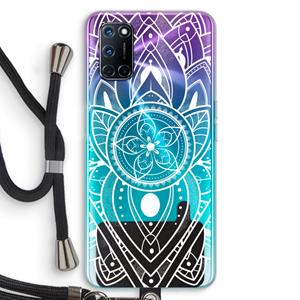 CaseCompany It's Complicated: Oppo A92 Transparant Hoesje met koord