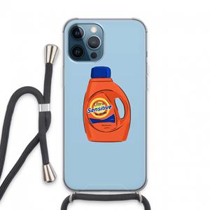 CaseCompany Ultra Sensitive: iPhone 13 Pro Max Transparant Hoesje met koord