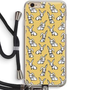 CaseCompany Haas: iPhone 6 / 6S Transparant Hoesje met koord