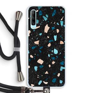 CaseCompany Terrazzo N°11: Huawei P Smart Pro Transparant Hoesje met koord
