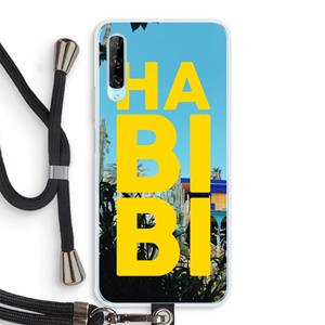 CaseCompany Habibi Majorelle : Huawei P Smart Pro Transparant Hoesje met koord