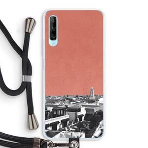 CaseCompany Marrakech Skyline : Huawei P Smart Pro Transparant Hoesje met koord