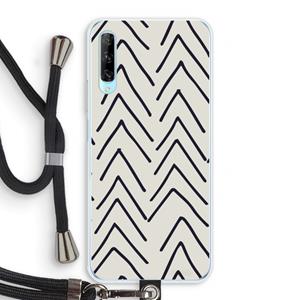 CaseCompany Marrakech Arrows: Huawei P Smart Pro Transparant Hoesje met koord