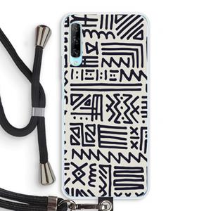 CaseCompany Marrakech print: Huawei P Smart Pro Transparant Hoesje met koord