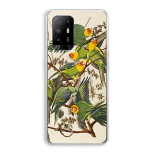 CaseCompany Carolinaparkiet: Oppo A95 5G Transparant Hoesje