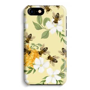 CaseCompany No flowers without bees: Volledig Geprint iPhone 7 Hoesje