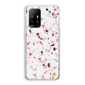 CaseCompany Terrazzo N°9: Oppo A95 5G Transparant Hoesje