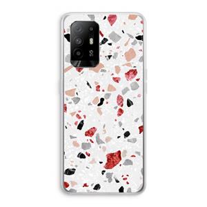 CaseCompany Terrazzo N°12: Oppo A95 5G Transparant Hoesje