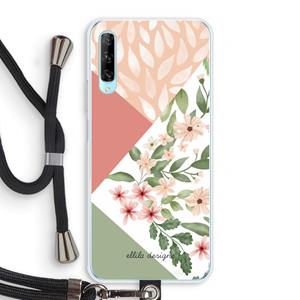CaseCompany Sweet heaven geometrics: Huawei P Smart Pro Transparant Hoesje met koord