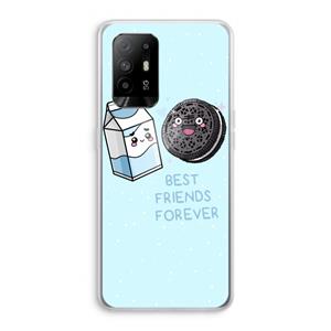 CaseCompany Best Friend Forever: Oppo A95 5G Transparant Hoesje