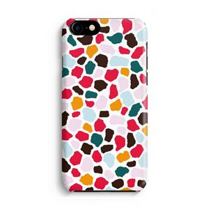 CaseCompany Colored Giraffe: Volledig Geprint iPhone 7 Hoesje