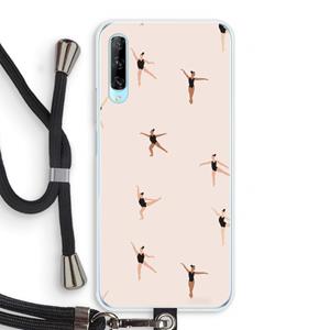 CaseCompany Dancing #1: Huawei P Smart Pro Transparant Hoesje met koord