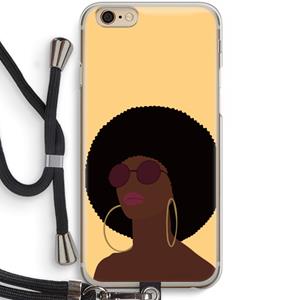 CaseCompany Golden hour: iPhone 6 / 6S Transparant Hoesje met koord