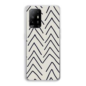 CaseCompany Marrakech Arrows: Oppo A95 5G Transparant Hoesje