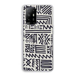 CaseCompany Marrakech print: Oppo A95 5G Transparant Hoesje