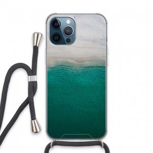 CaseCompany Stranded: iPhone 13 Pro Max Transparant Hoesje met koord