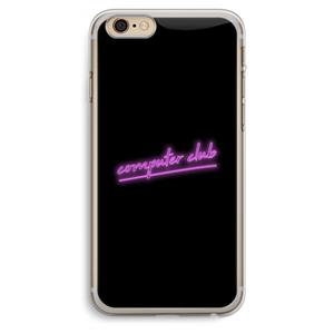 CaseCompany Vice Black: iPhone 6 Plus / 6S Plus Transparant Hoesje