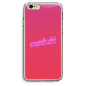 CaseCompany Vice Glow: iPhone 6 Plus / 6S Plus Transparant Hoesje