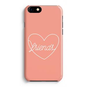 CaseCompany Friends heart: Volledig Geprint iPhone 7 Hoesje