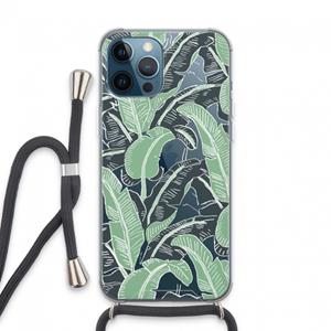 CaseCompany This Sh*t Is Bananas: iPhone 13 Pro Max Transparant Hoesje met koord