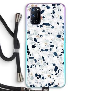 CaseCompany Terrazzo N°1: Oppo A92 Transparant Hoesje met koord