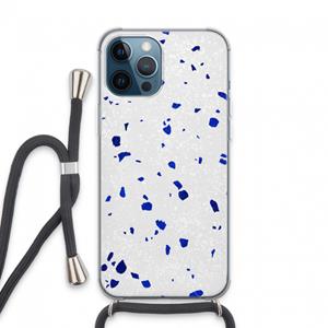 CaseCompany Terrazzo N°5: iPhone 13 Pro Max Transparant Hoesje met koord