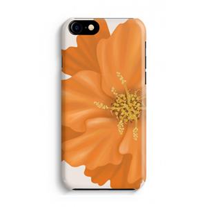 CaseCompany Orange Ellila flower: Volledig Geprint iPhone 7 Hoesje