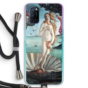 CaseCompany Birth Of Venus: Oppo A92 Transparant Hoesje met koord