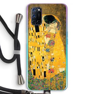 CaseCompany Der Kuss: Oppo A92 Transparant Hoesje met koord