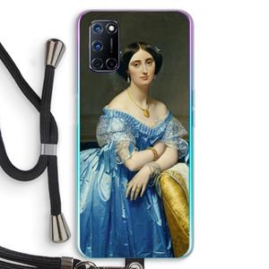 CaseCompany Eleonore: Oppo A92 Transparant Hoesje met koord