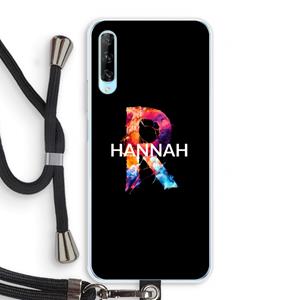 CaseCompany Abstract Spectrum: Huawei P Smart Pro Transparant Hoesje met koord