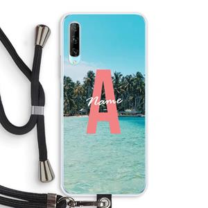 CaseCompany Pacific Dream: Huawei P Smart Pro Transparant Hoesje met koord