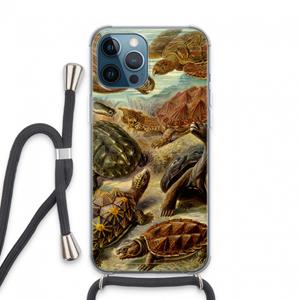 CaseCompany Haeckel Chelonia: iPhone 13 Pro Max Transparant Hoesje met koord
