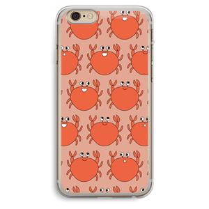 CaseCompany Krab: iPhone 6 Plus / 6S Plus Transparant Hoesje