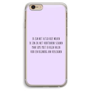 CaseCompany Regenboog: iPhone 6 Plus / 6S Plus Transparant Hoesje