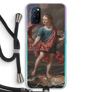 CaseCompany Soap Bubbles: Oppo A92 Transparant Hoesje met koord