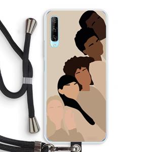 CaseCompany Sweet creatures: Huawei P Smart Pro Transparant Hoesje met koord