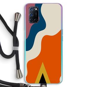 CaseCompany Noor A: Oppo A92 Transparant Hoesje met koord