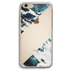 CaseCompany Golven: iPhone 6 Plus / 6S Plus Transparant Hoesje