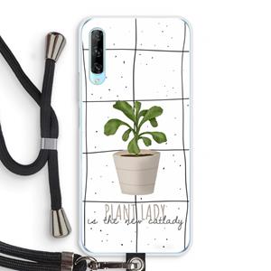 CaseCompany Kamerplant op vensterruit: Huawei P Smart Pro Transparant Hoesje met koord