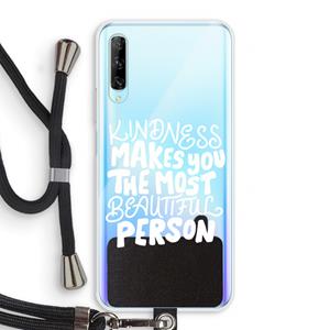 CaseCompany The prettiest: Huawei P Smart Pro Transparant Hoesje met koord