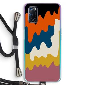 CaseCompany Baar A: Oppo A92 Transparant Hoesje met koord