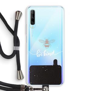 CaseCompany Be(e) kind: Huawei P Smart Pro Transparant Hoesje met koord