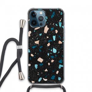 CaseCompany Terrazzo N°11: iPhone 13 Pro Max Transparant Hoesje met koord