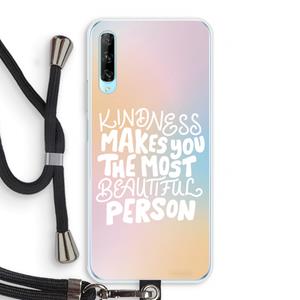 CaseCompany The prettiest: Huawei P Smart Pro Transparant Hoesje met koord