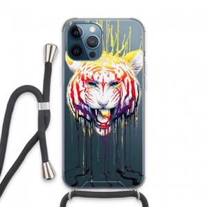 CaseCompany Fading: iPhone 13 Pro Max Transparant Hoesje met koord