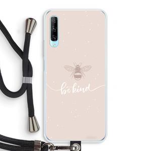 CaseCompany Be(e) kind: Huawei P Smart Pro Transparant Hoesje met koord