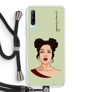 CaseCompany Pop-Art Creator: Huawei P Smart Pro Transparant Hoesje met koord